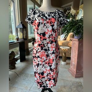 Boss floral dress, size 8